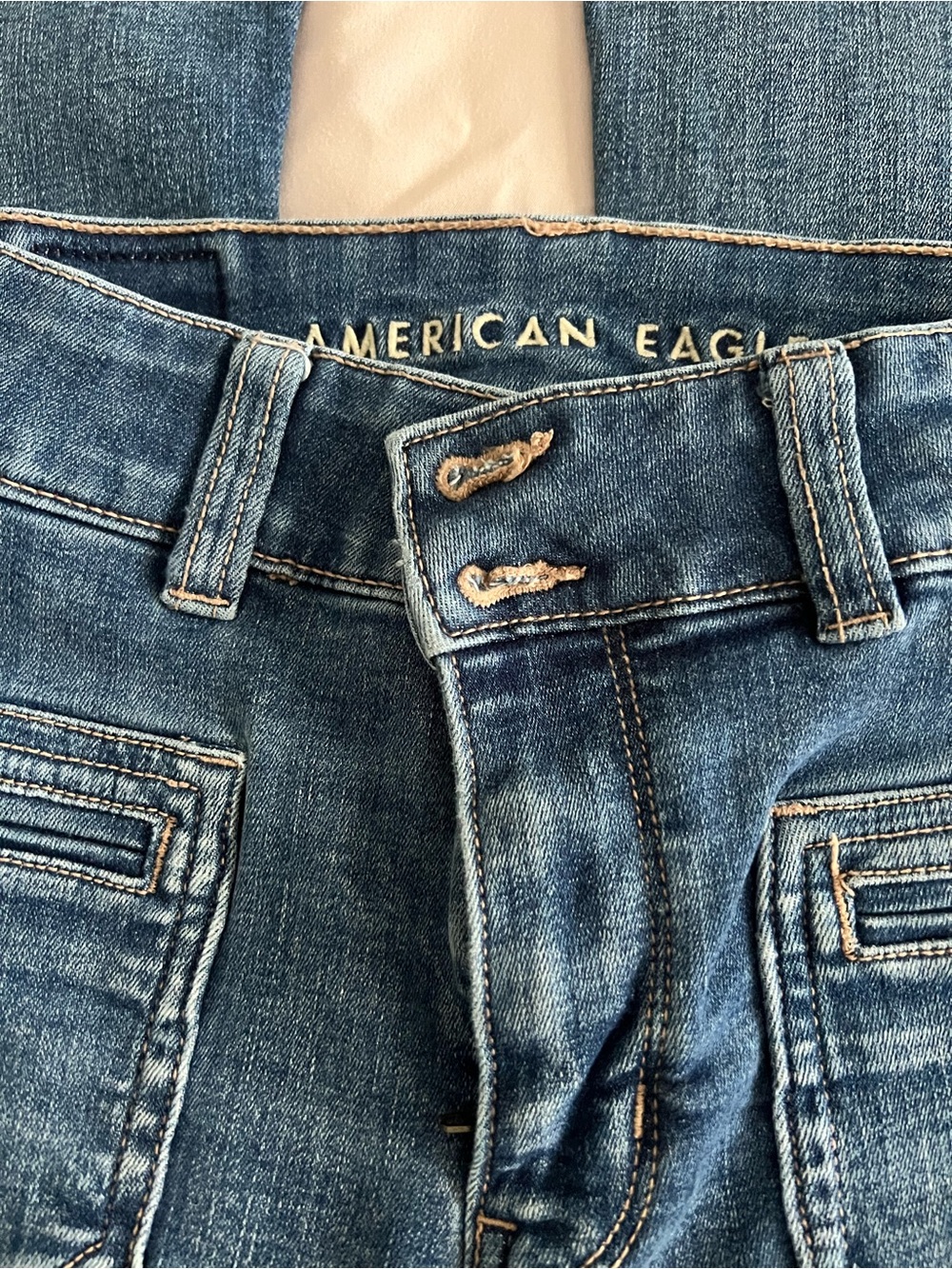 American Eagle Outfitters Medium Blue Flare Jeans